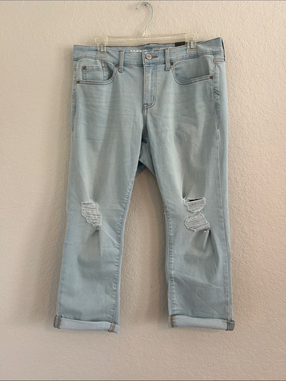 Light Wash above the ankle torrid Jeans